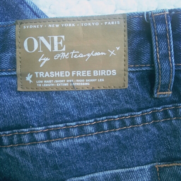 One Teaspoon Trashed free birds - Picture 3 of 8